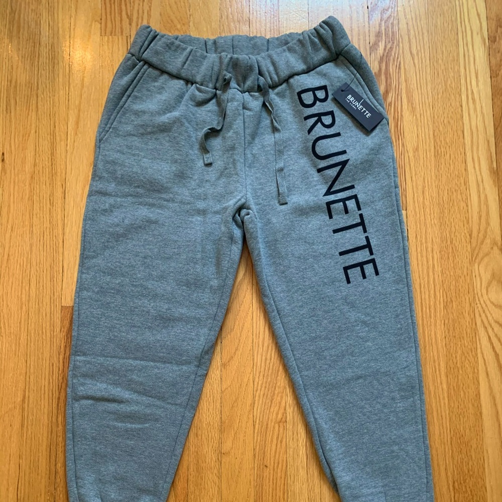 NWT BRUNETTE the label Sweatpants Sz xs/s